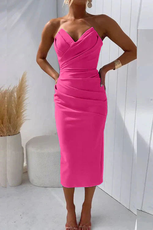Florence - Backless Midi Dress