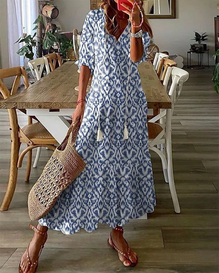 SYLENARA – ROMANTIC FLOW MAXI DRESS