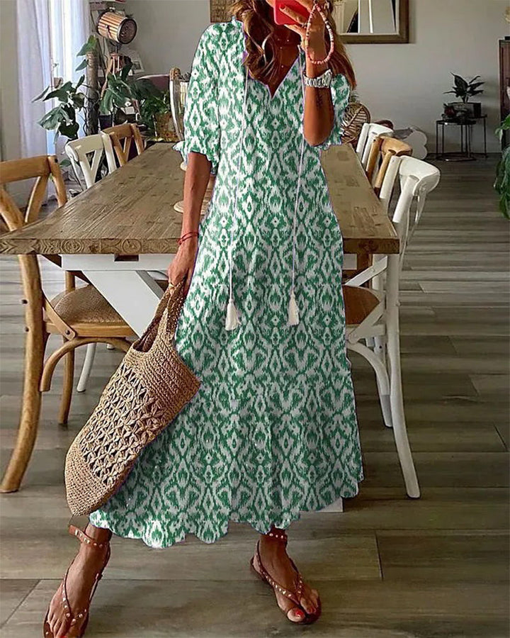 SYLENARA – ROMANTIC FLOW MAXI DRESS