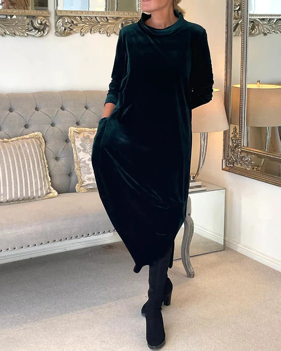 Iris - Velvet Winter Dress