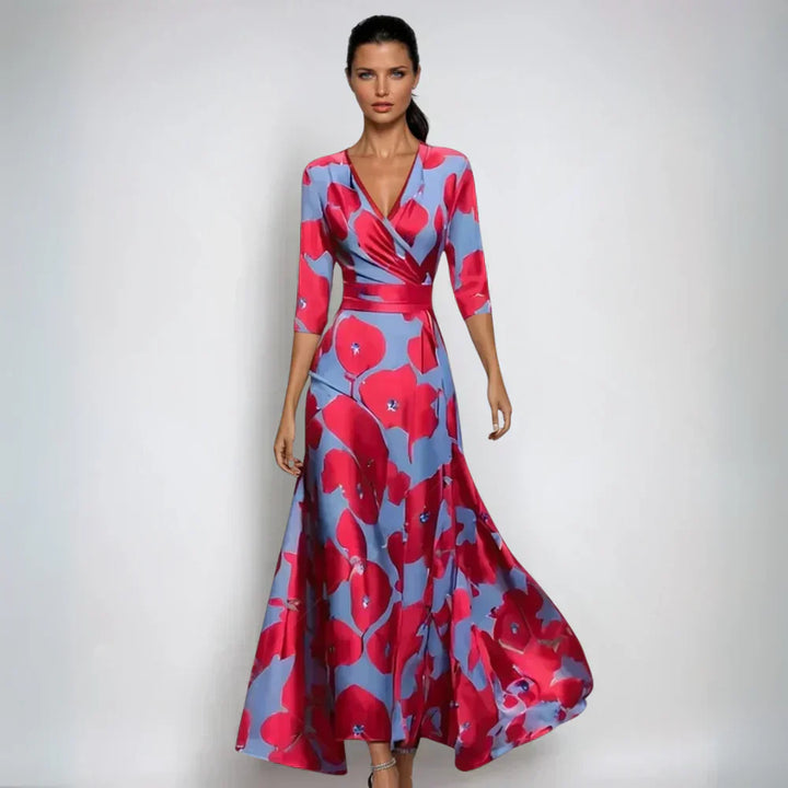 Emily | Stylish Floral Party Dress