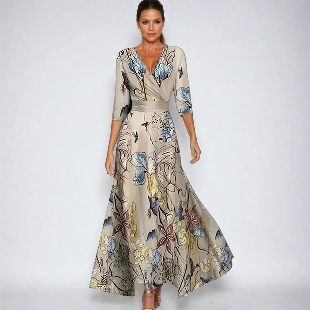 Emily | Stylish Floral Party Dress