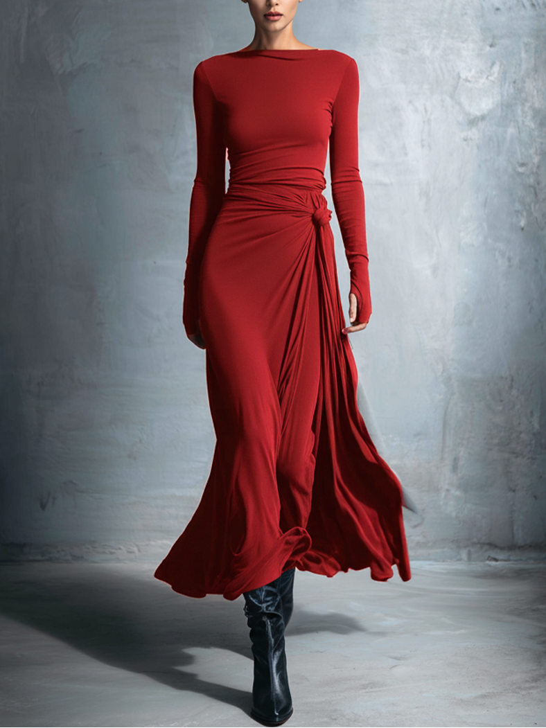 Vittoria | Maxi Dress with Side Knot