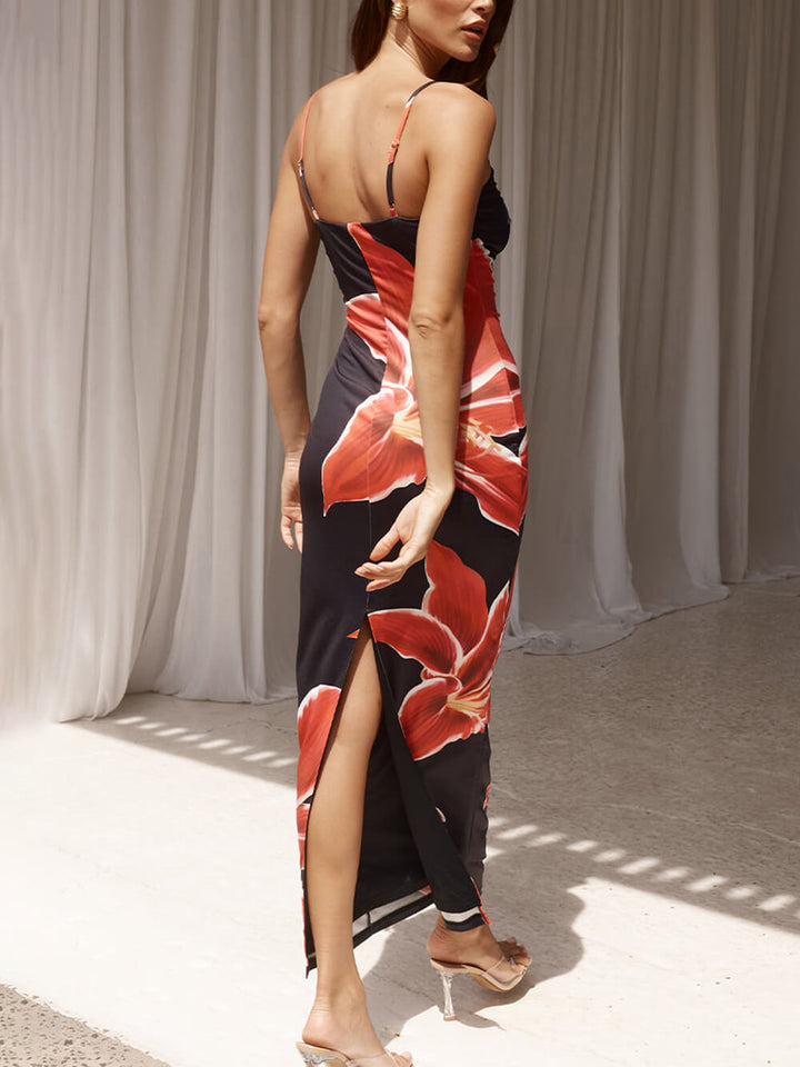 The Tropical Bloom Maxi Dress