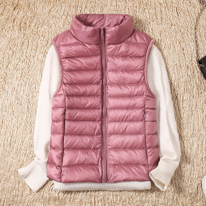 Charlotte – New Waterproof Vest with White Duck Down
