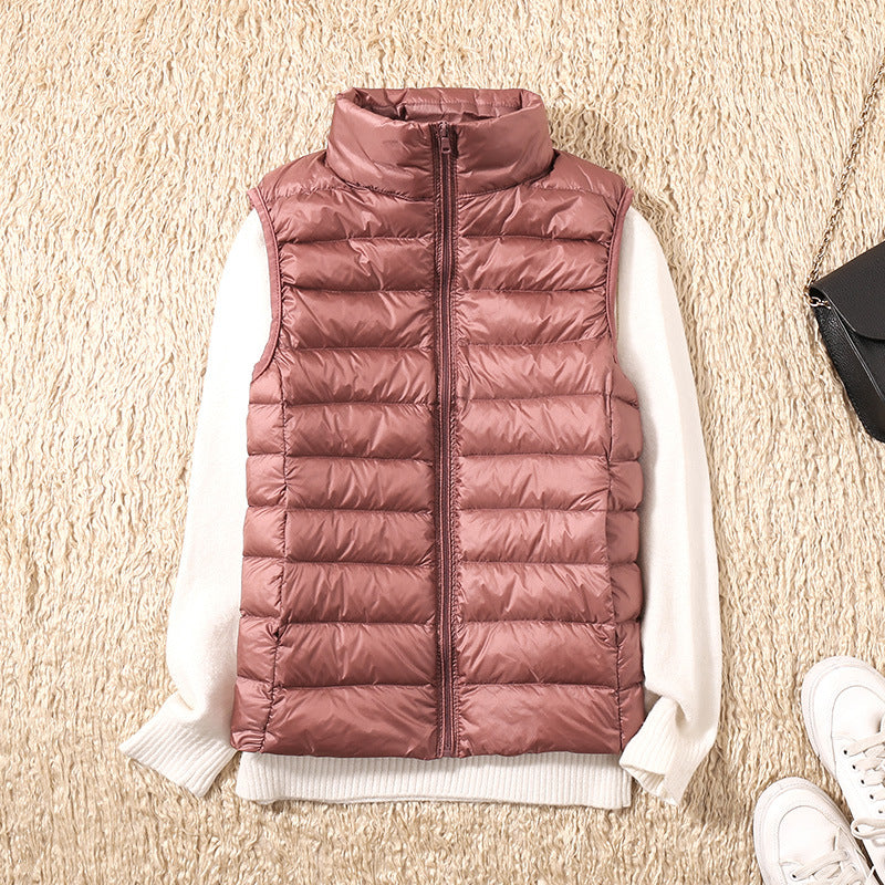 Charlotte – New Waterproof Vest with White Duck Down