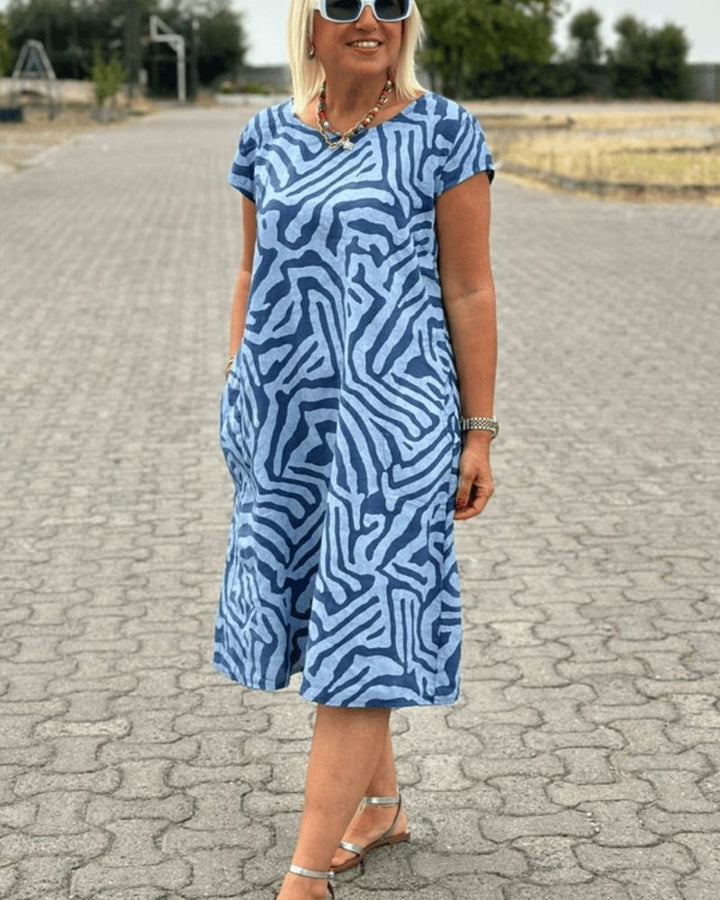 Nelia – Stylish Printed Summer Dress