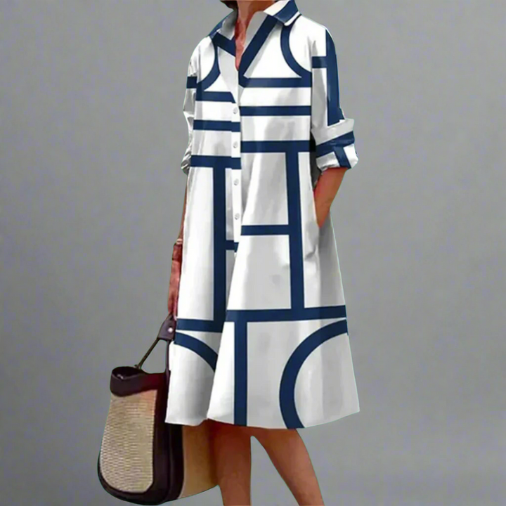AVENLYRA – ELEGANT MIDI DRESS FOR EFFORTLESS STYLE