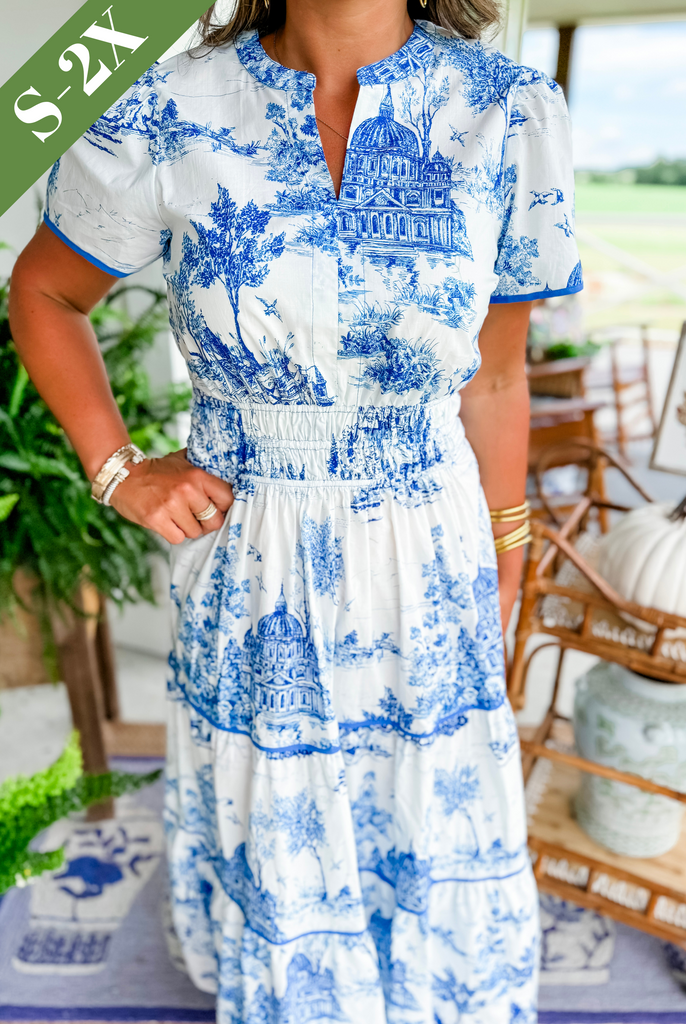 JUNESSA – TOILE MAXI DRESS