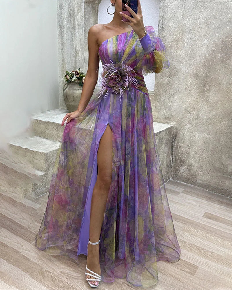 Wrenna - Elegant Split Dress