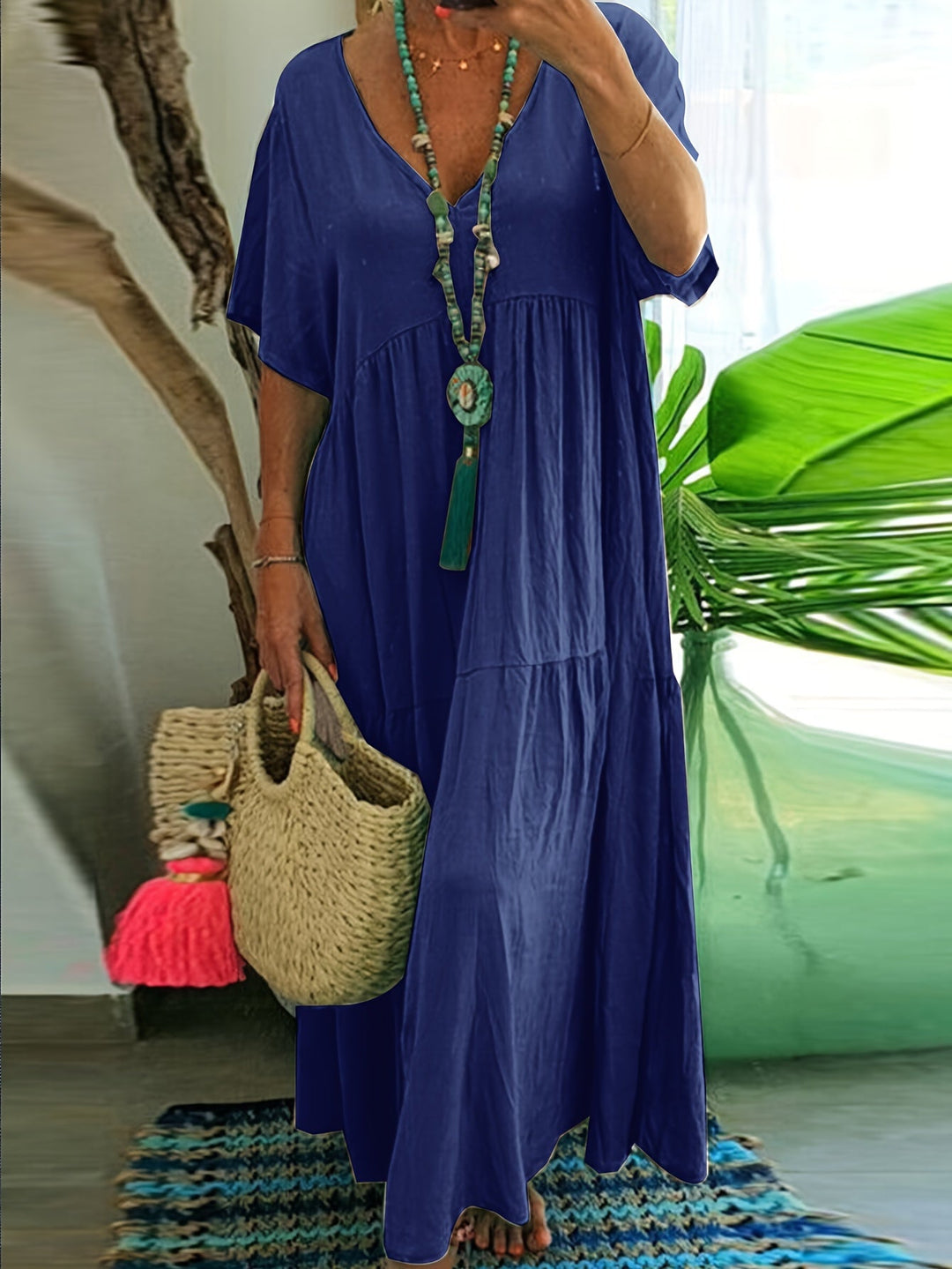 Vida - Casual Plus Size Maxi Dress