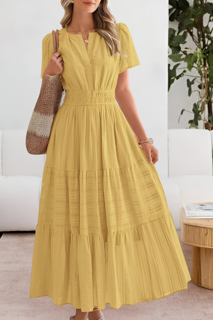 THESSALY – BREEZY BOHO DRESS WITH FLOWY CHARM