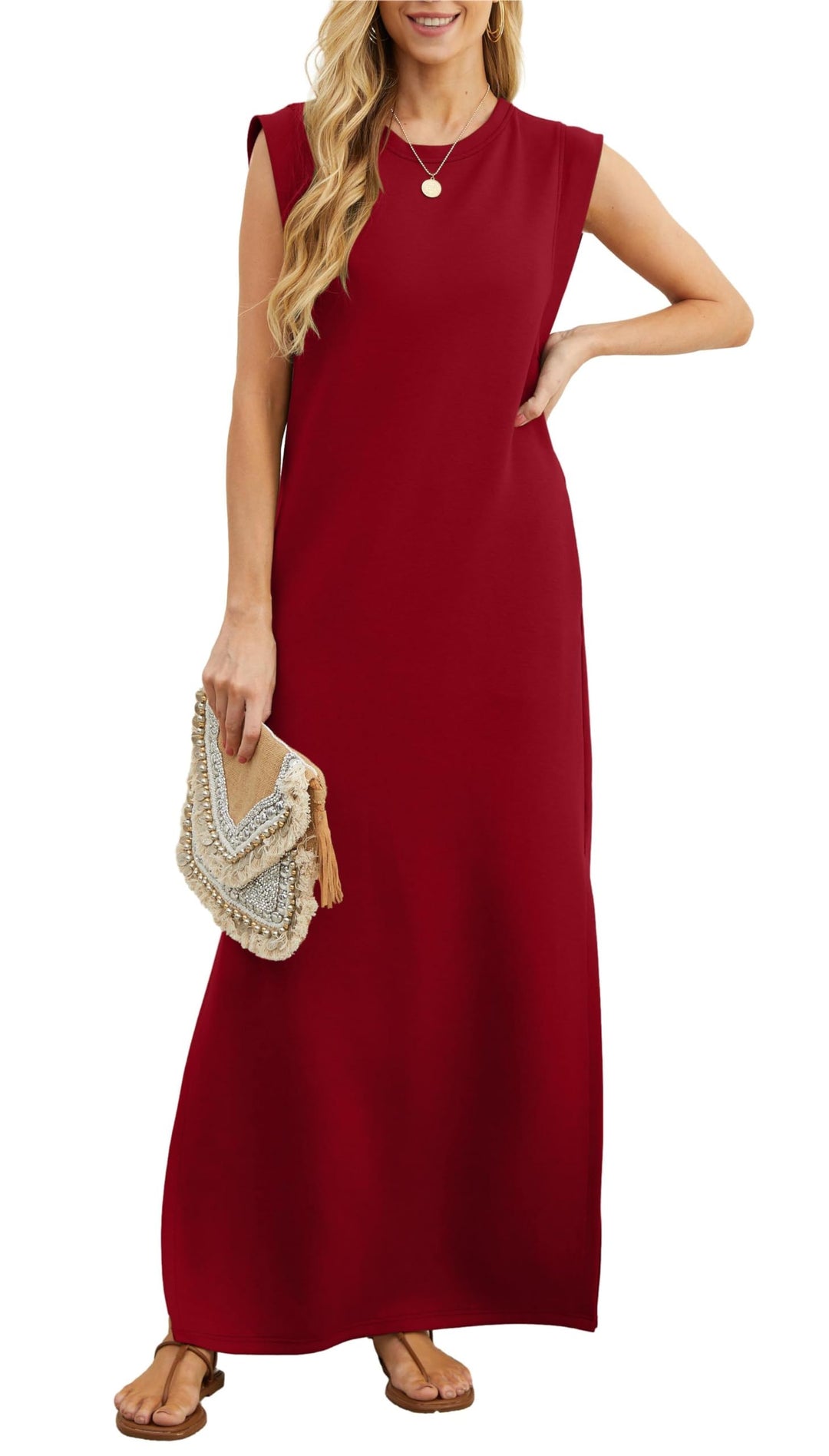 KAELIN – RELAXED FLOW SPLIT MAXI DRESS