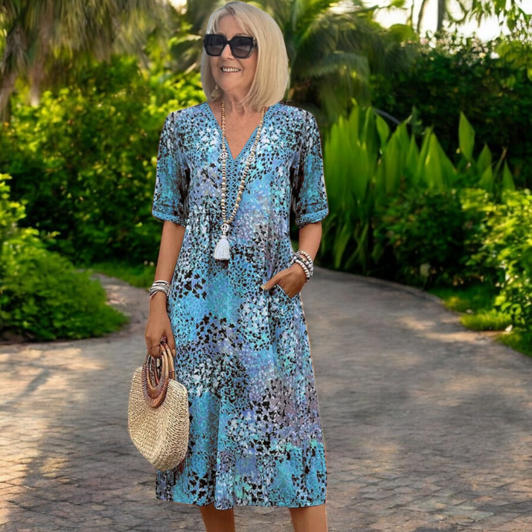 BREXLEY – VIBRANT SPRING DRESS