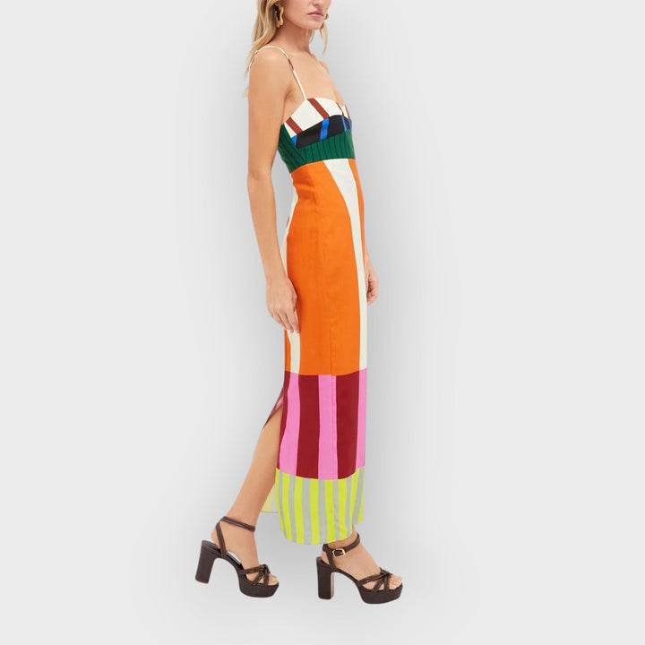 KAELIN – BENGAL MULTI PALOMA MAXI DRESS