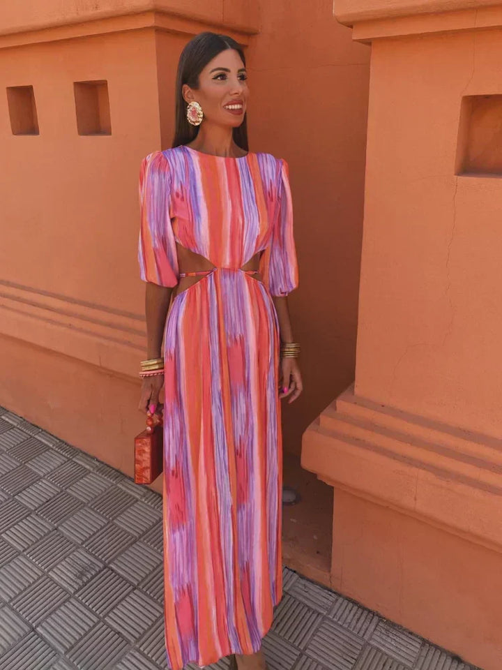 VIONETH – SHADOWLINE CUT-OUT MAXI DRESS