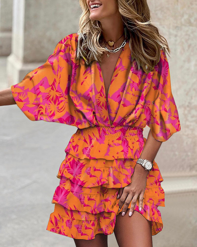 Soraya - Elegant Floral Dress