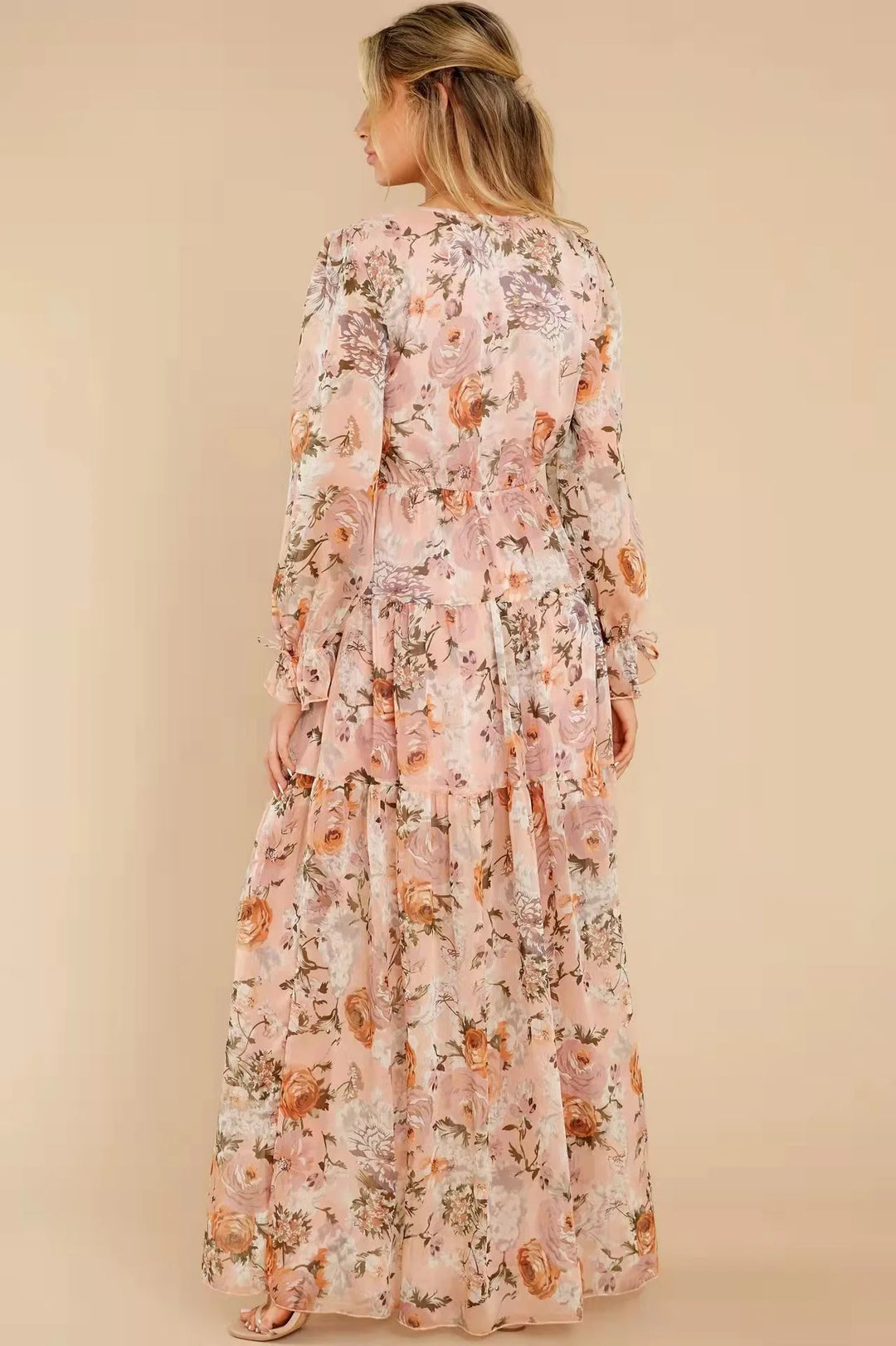AURANYA – MAXI CHIFFON CASUAL DRESS