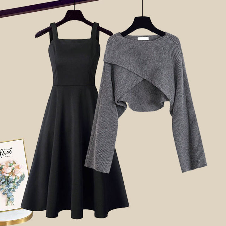 CORENYAE – ELEGANT KNITTED DRESS SET