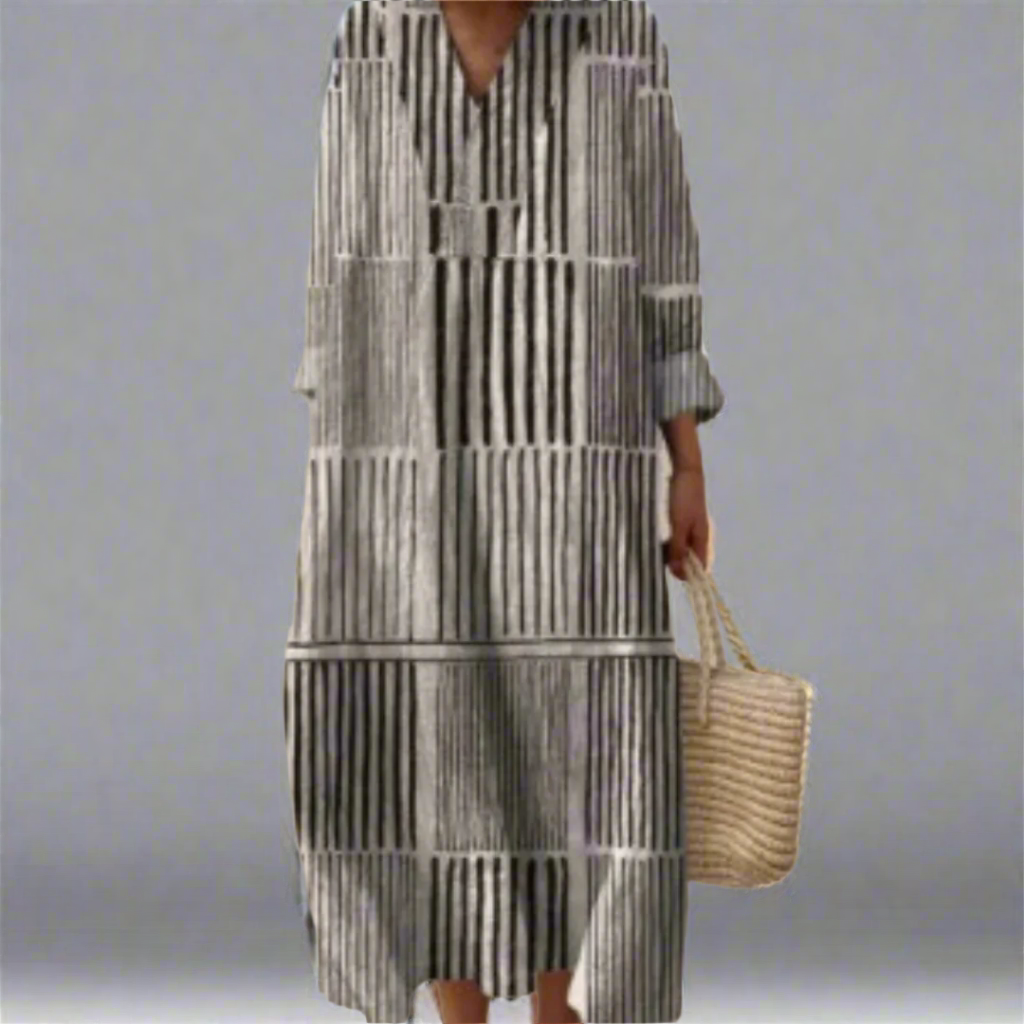 Mackenzie - Elegant Geometric Dress