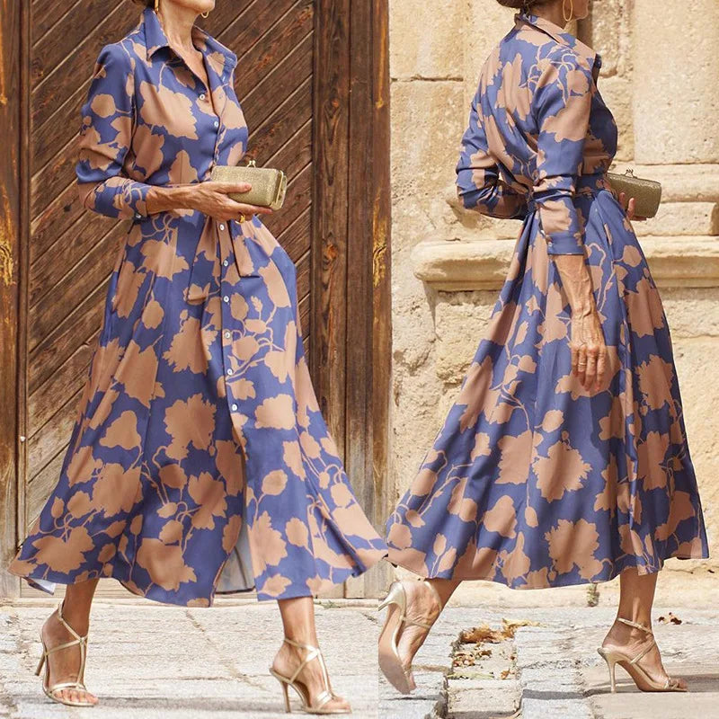 Floriza – Classic Shirt Style Dress