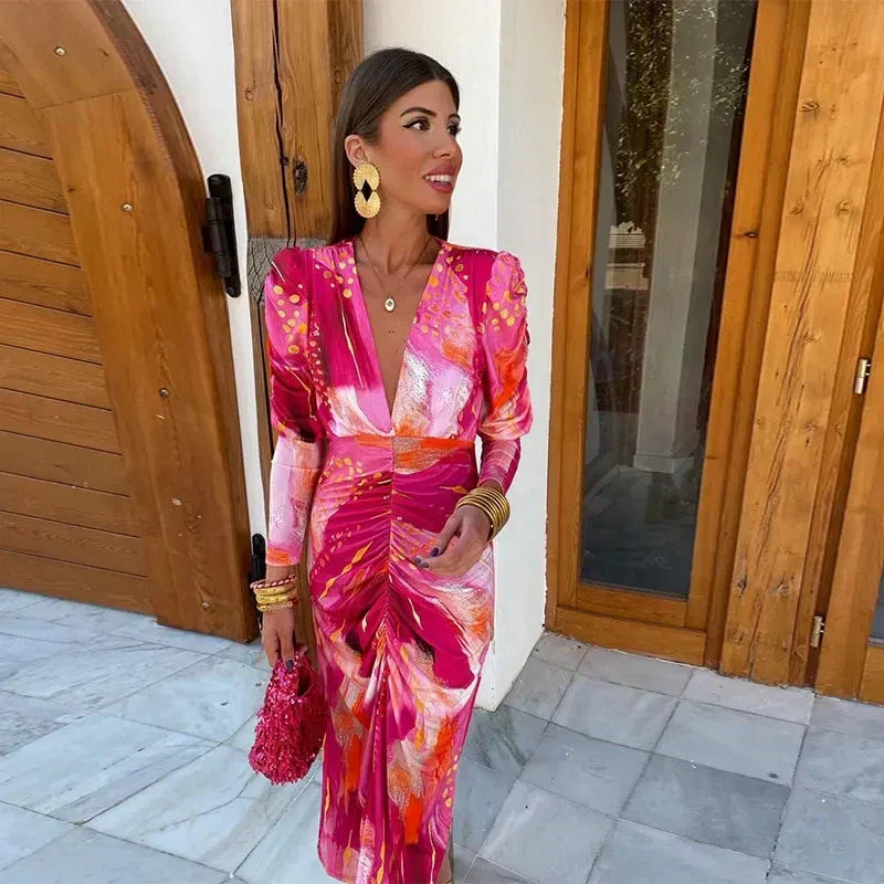 EVALISSE – RADIANT FLOW MAXI DRESS