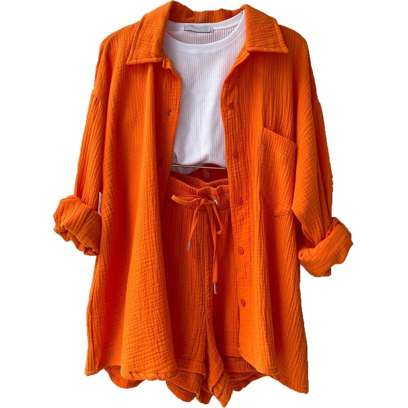 Conjunto Casual Feminino 2 peças -  Jennifer / Perfeito para o Verão é dias Quentes! Garantindo Estilo e Frescor!