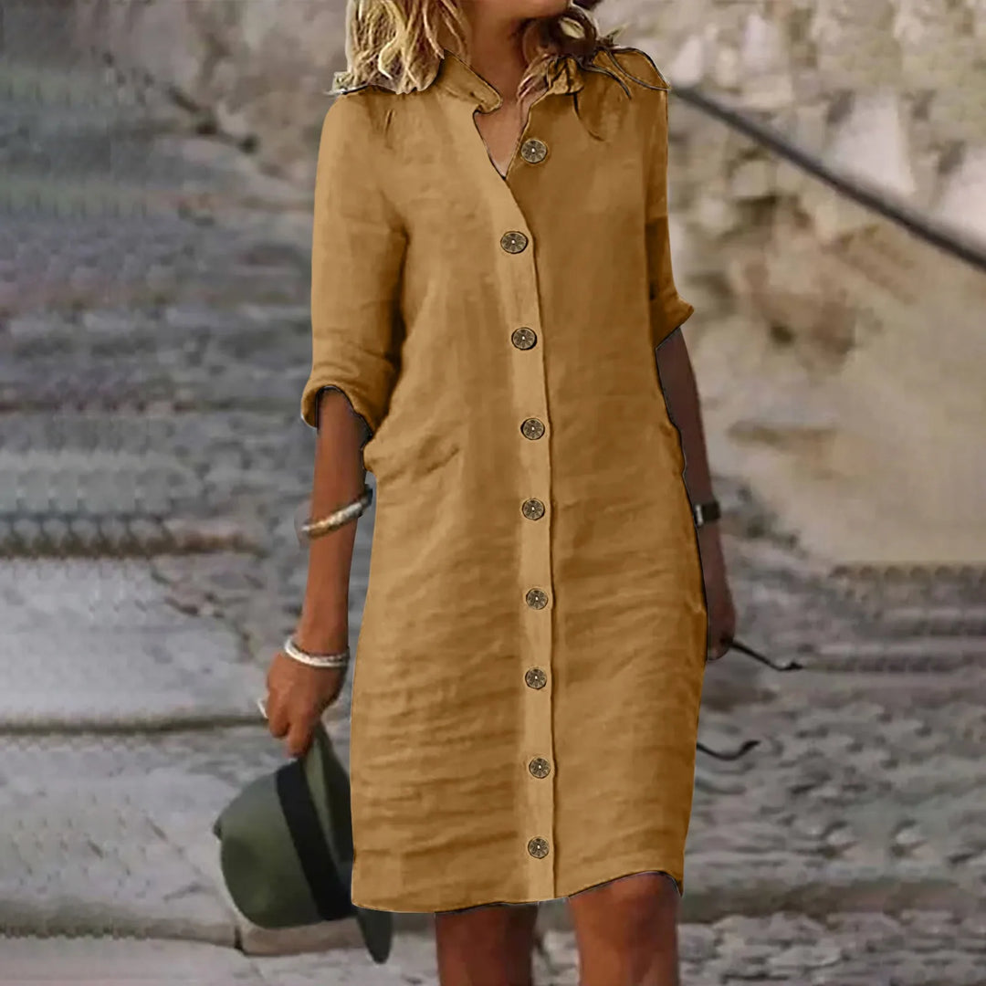 Bryn - Stylish Short Dress With Tummy Coverage