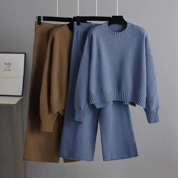 TALIA – FASHIONABLE CASUAL KNITTED SET