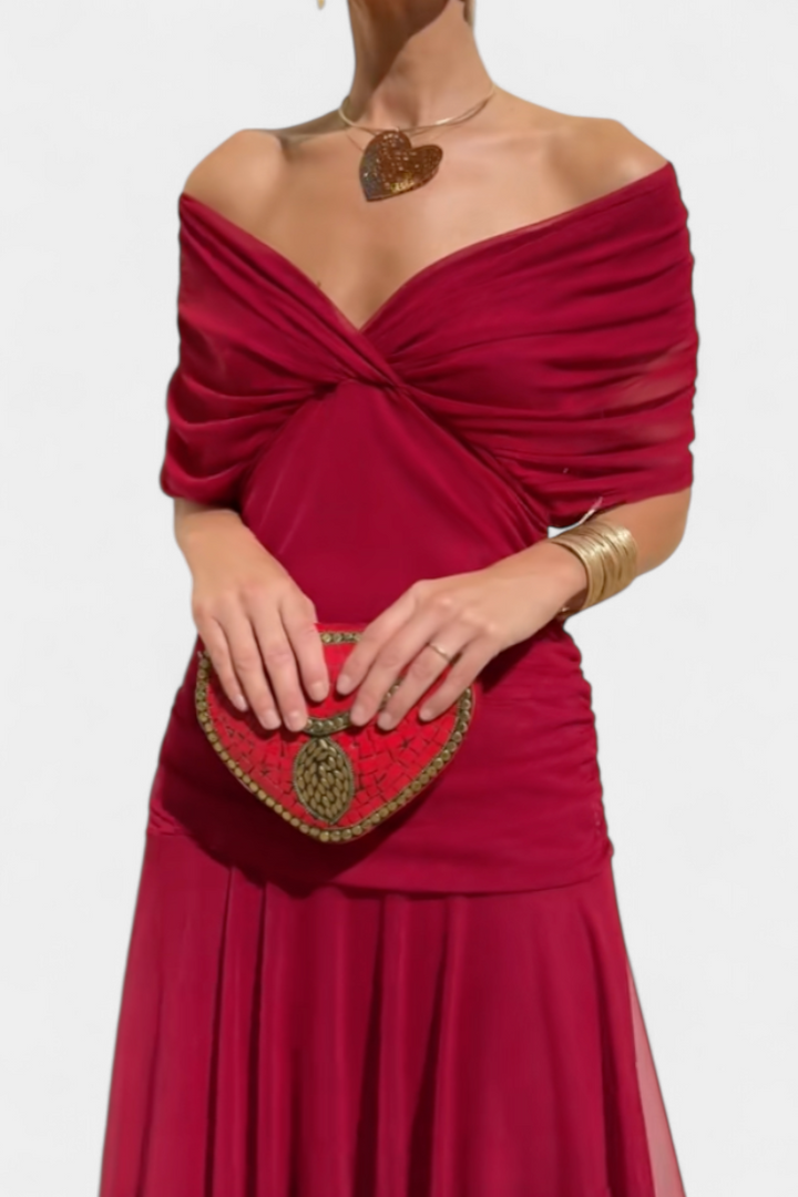 SYLTHERA – ELEGANT WOMEN’S ROMANTIC LONG FLORAL DRESS