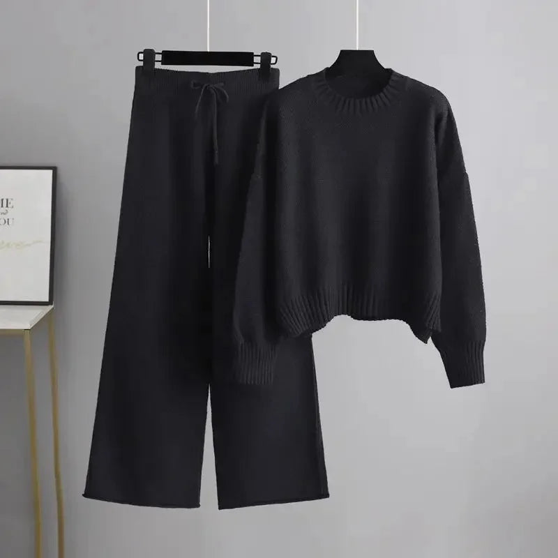 TALIA – FASHIONABLE CASUAL KNITTED SET