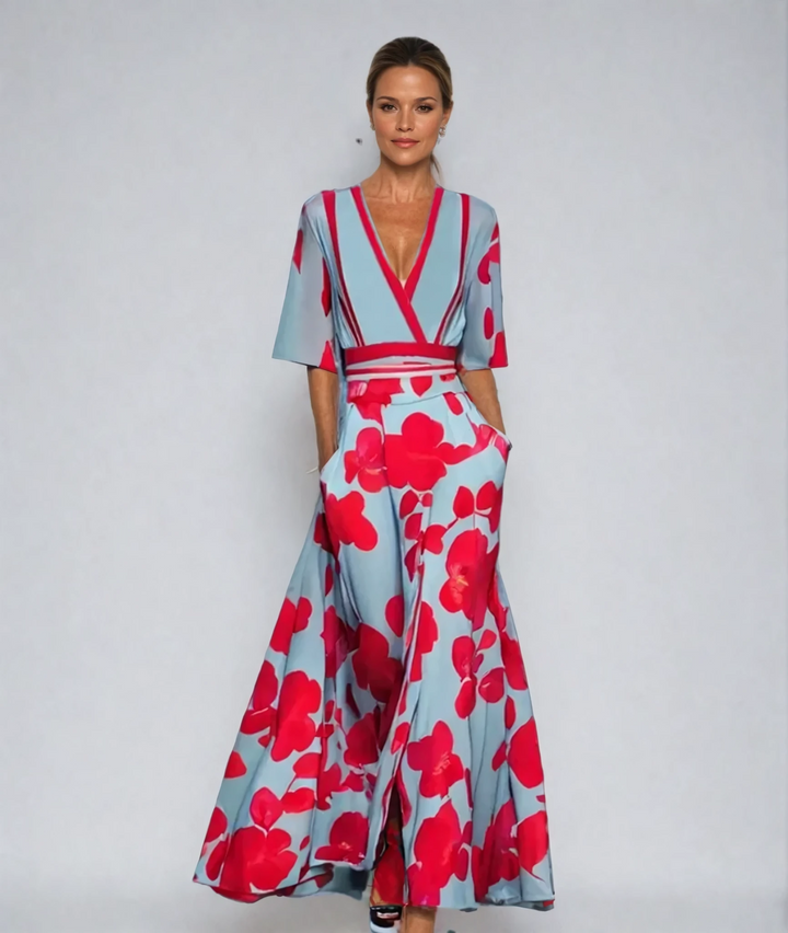 Chloe - Elegant Floral Dress