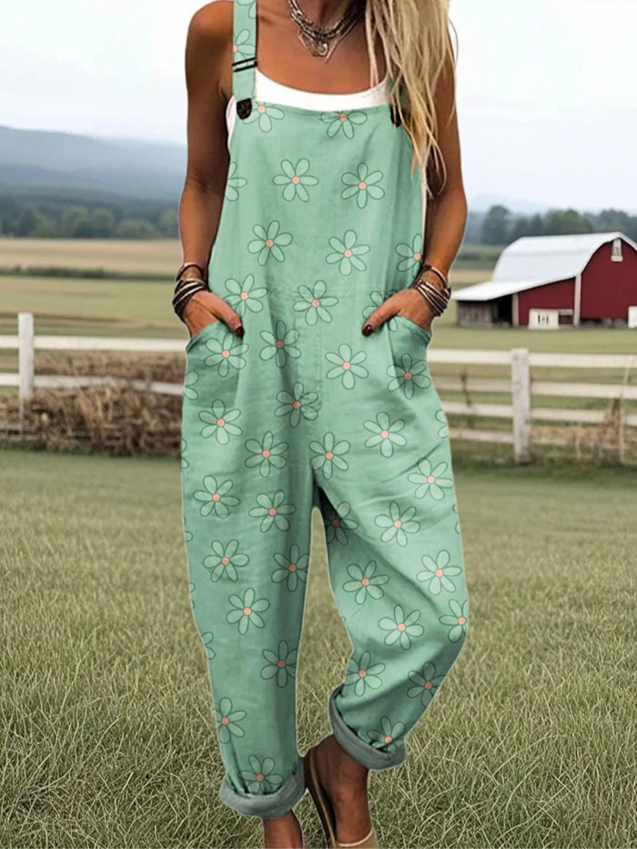 ANESSA – FLORAL FLOW WIDE-LEG JUMPSUIT