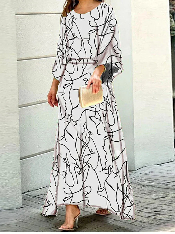 LILA – TRENDY O-NECK FALL OUTFIT FOR EFFORTLESS STYLE