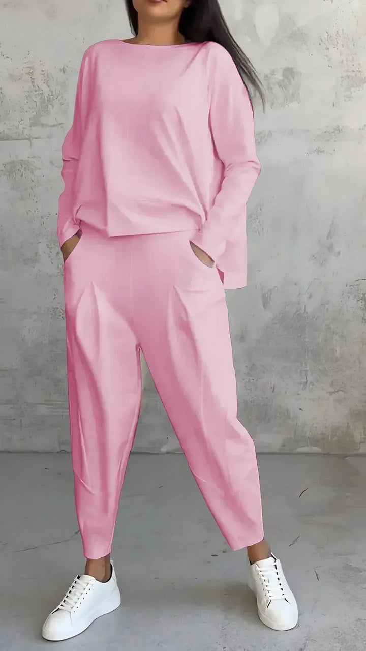 Daria - Elegant & Chic Two-Piece Ensemble – Effortless Style & Comfort
