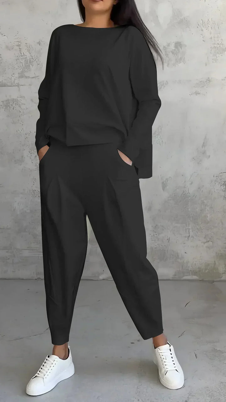 Daria - Elegant & Chic Two-Piece Ensemble – Effortless Style & Comfort