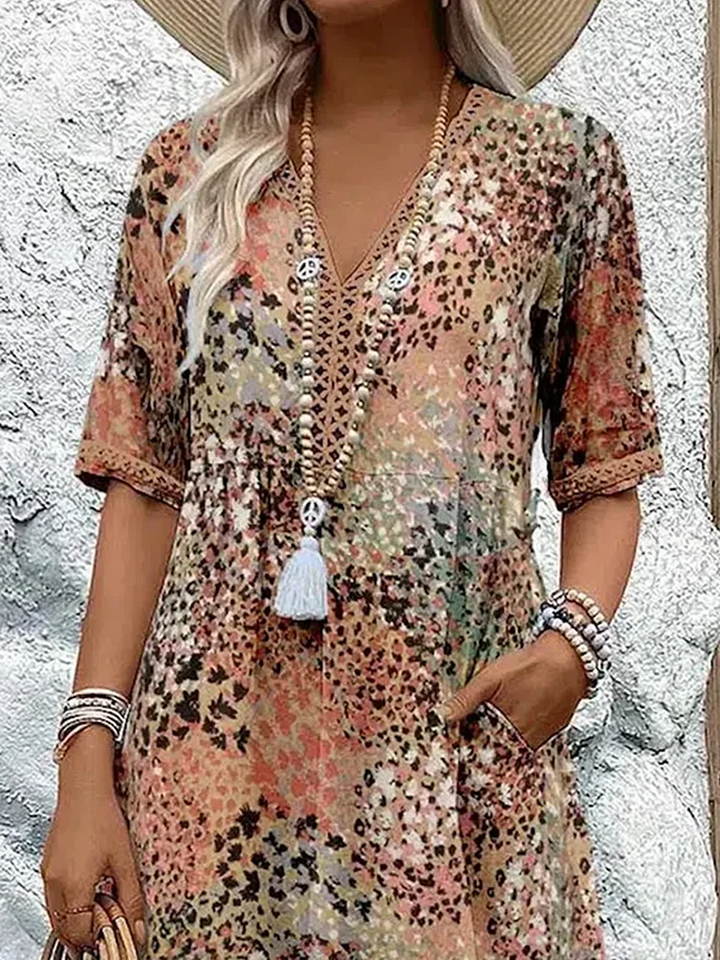 Fatima – Floral Pattern Dress