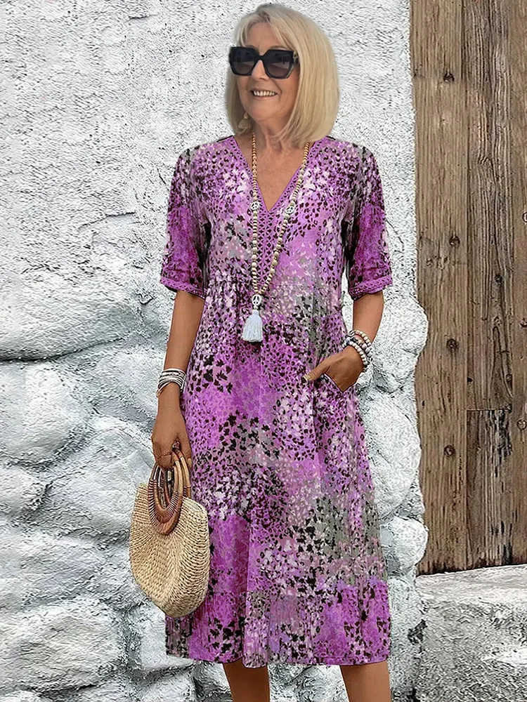 Fatima – Floral Pattern Dress