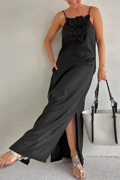 ELVIRETH – ELEGANT SUMMER DRESS WITH FLORAL GRACE