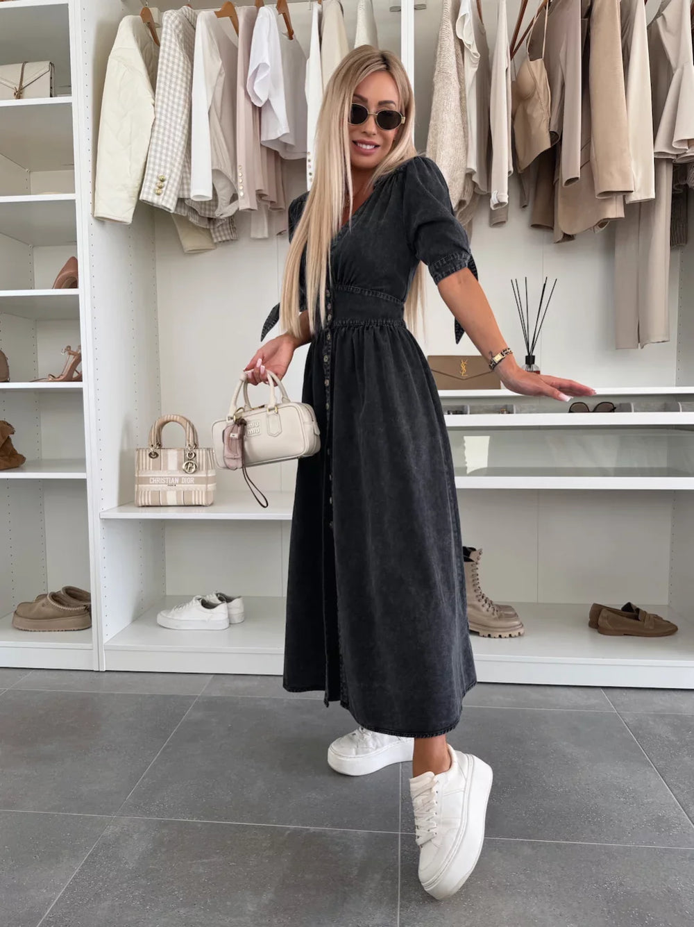 Marit | Radiant Denim Dress