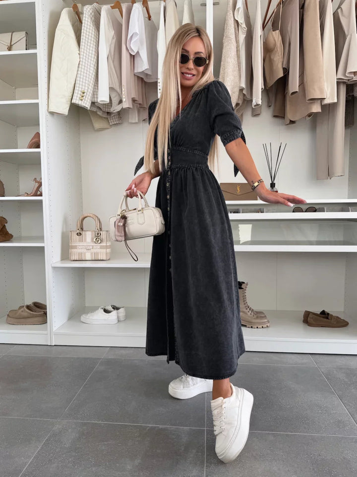 Marit | Radiant Denim Dress