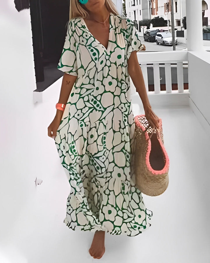 ZIRETHIA – BREEZY FLORAL DAY DRESS