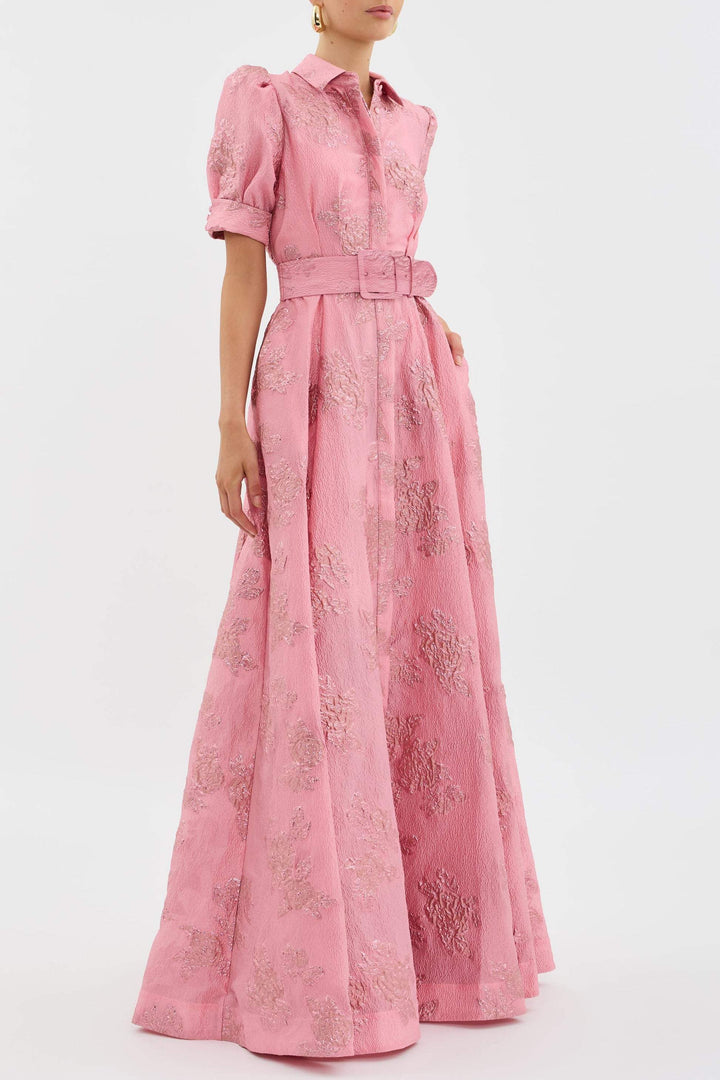 NAYELITH – BLOSSOM SHADE PUFF SLEEVE DRESS