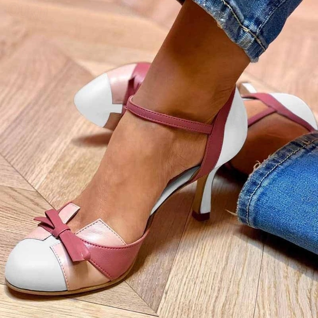 Mariana | Elegant Color-Blocked High Heel Shoes