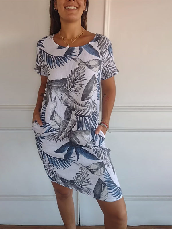 TINDRA – PRINTED SPRING MAXI DRESS