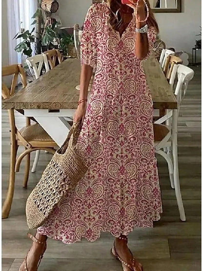SYLENARA – ROMANTIC FLOW MAXI DRESS