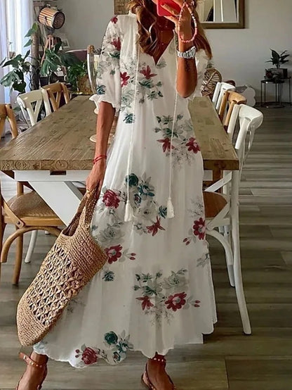 SYLENARA – ROMANTIC FLOW MAXI DRESS