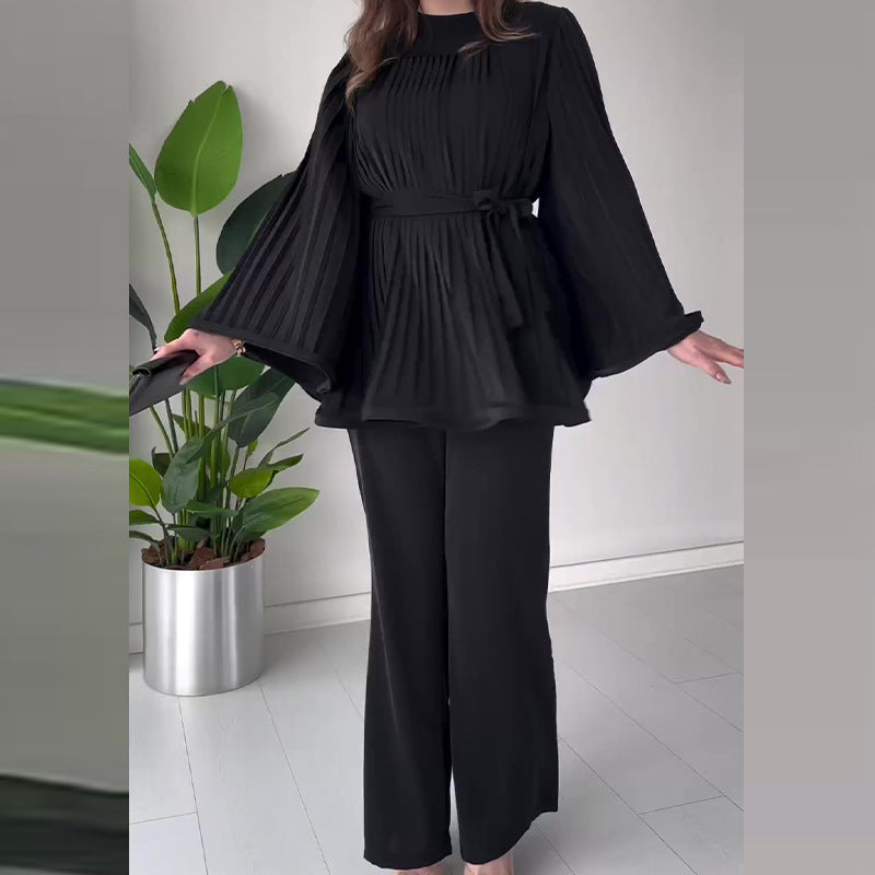 LUMINA – PLEATED TWO-PIECE SET